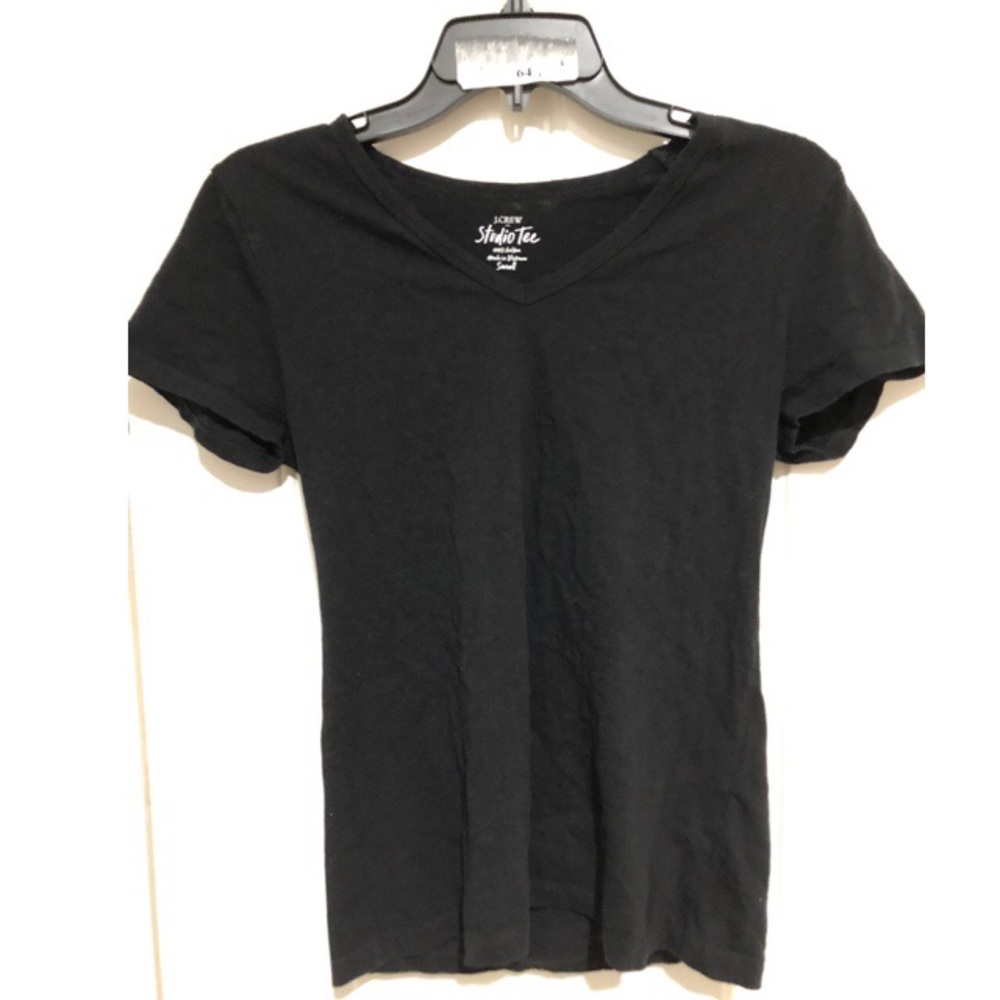 J crew studio tee size s black